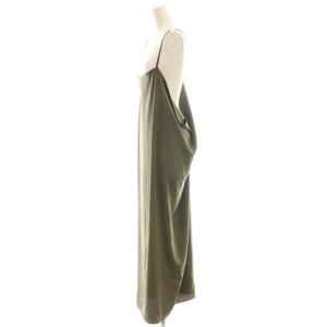 Lisiere L'Appartement Back Drape Cami Dress ワンピース ロング カーキ /DF OS