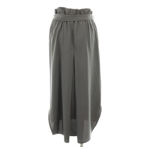 ADORE ジャージーコンビジョーゼットスカート 38 チャコールグレー /AB OS