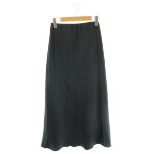 サテン マーメイドフレアスカート XS ネイビー /ES OS
