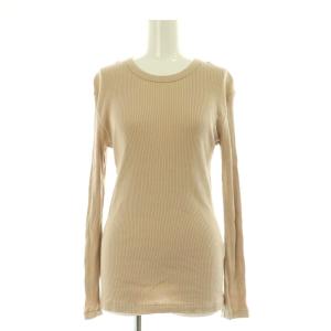 dignity Tシャツ カットソー 長袖 リブ ベージュ /MY OS