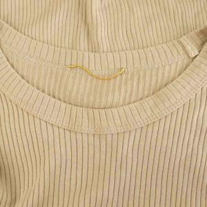 Deuxieme Classe dignity Tシャツ カットソー 長袖 リブ ベージュ /MY OS