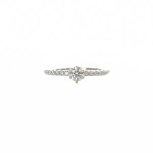 プリンチペッサ リング 950pt ダイヤ 0.206ct 0.09ct 7号 プラチナ