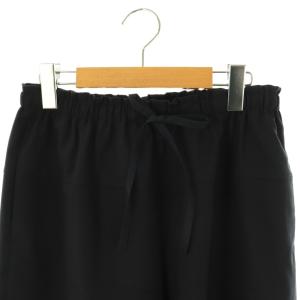 BLAMINK ポケット刺繍イージーワイドパンツ 38 ネイビー /DF OS