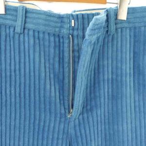 BLAMINK ワイドコーデュロイパンツ 38 ブルー