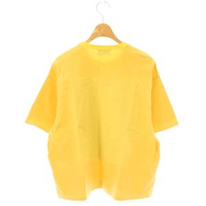 kolor 23AW 度詰ハード天竺プリントTシャツ カットソー 半袖 1 黄 イエロー /AT OS