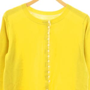 sacai 再構築チュールレイヤードカーディガン 2 イエロー オフホワイト 17-02982 /DO OS