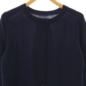 sacai 17-02982 再構築 チュールレイヤードカーディガン ニット 2 ネイビー /ES OS