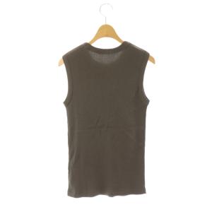 Deuxieme Classe 24SS dignity sleeveless タンクトップ カットソー ノースリーブ F ダークブラウン
