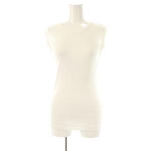 24SS dignity sleeveless タンクトップ カットソー ホワイト /CX OS