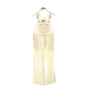 Scallop Denim Overall オーバーオール サロペット XS 白 /CX OS