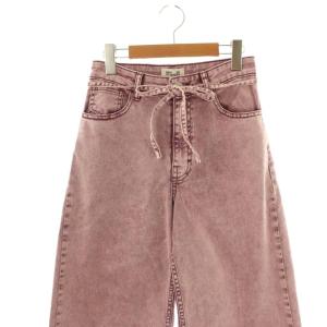 BAUM UND PFERDGARTEN 25SS WASH ツイル デニムパンツ ジーンズ 34 ワイン /DF OS