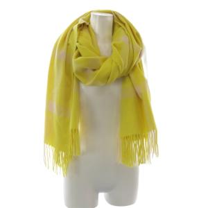 Johnstons of Elgin ジョンストンズ オブ エルガン UNITED ARROWS取り扱い ストール マフラー カシミヤ イエロー