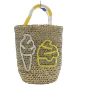 UNITED ARROWS キロメートル パリ ICE CREAM TUBE バスケットバッグ