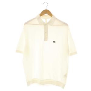 ワッペンポロシャツ 40 オフホワイト /DO OS