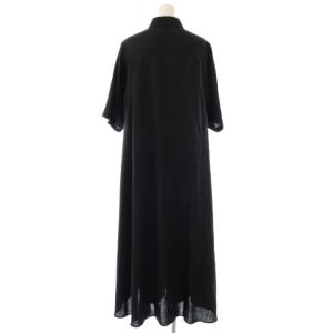 ebure 24AW ドライビエラ ワンピース 38 ネイビー