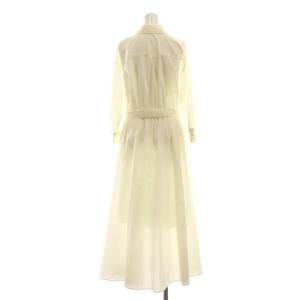 JUSGLITTY 25SS ワークシャツワンピース ロング 1 アイボリー /DF OS