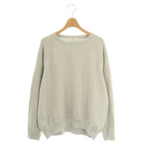 24SS スムースオーバーニット セーター グレー /ES OS