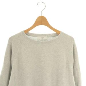 SLOBE IENA 24SS スムースオーバーニット セーター グレー /ES OS