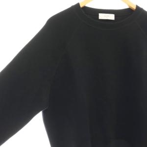 SLOBE IENA 25SS スムースオーバーニット セーター クルーネック F 黒 ブラック /AT OS