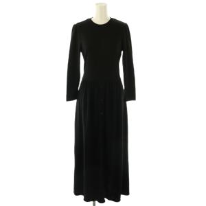 WEEKEND MAXI DRESS ワンピース ロング 長袖 36 ブラック /HK OS