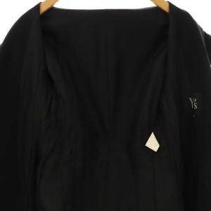 Y's ヨウジヤマモト ウール テーラードジャケット シングル M ブラック /DF OS
