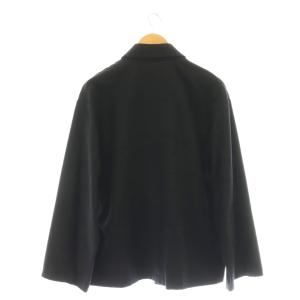 Y's ヨウジヤマモト ステンカラージャケット ステッチ 3 ブラック 黒 ダブル /DF OS