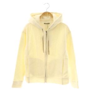 ウール混 ジップアップパーカー 38 ホワイト /HK OS