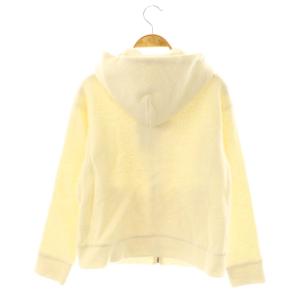 theory luxe ウール混 ジップアップパーカー 38 ホワイト /HK OS