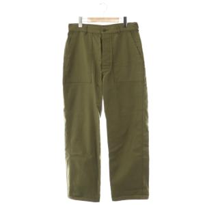 バックサテンベイカーパンツ ボタンフライ XXL カーキ /DO OS