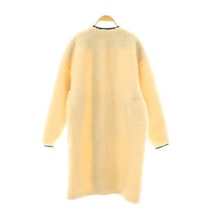 HYKE FAUX SHEARLING COAT ボア 2 アイボリー ブラック