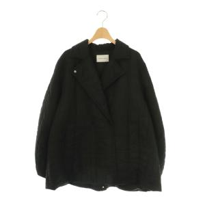 25SS キルティングジャケット 中綿ジャケット F ブラック /DF OS