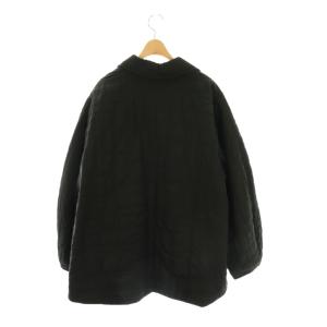 Adam et Rope' 25SS キルティングジャケット 中綿ジャケット F ブラック /DF OS