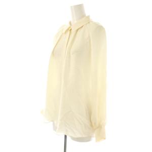 ANAYI essence of ANAYI シアーシャツブラウス シルク 38 アイボリー /ES OS