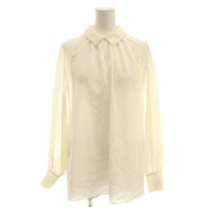 クリアデシン カラーブラウス シャツ 36 オフホワイト /DF OS