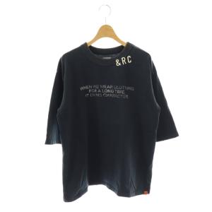 × &RC カレンソロジー 25SS 別注ショートスリーブTシャツ カットソー F ネイビー ホワイト