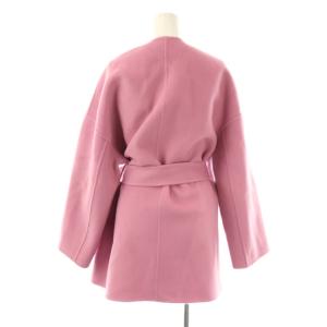 Loulou Willoughby 24AW シャルムビーバーリバーミドルコート 2 ピンク