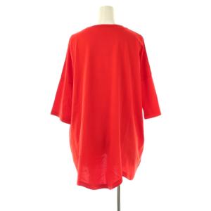 ENFOLD 23AW WAVE-HEM T-SHIRT Tシャツ カットソー 38 オレンジレッド /DO OS