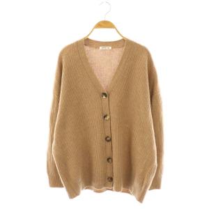 Cashmere Vネックカーディガン ニット ベージュ /HK OS