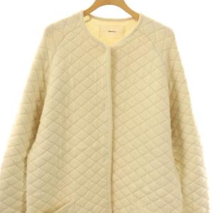 TODAYFUL Quilting Knit Coat コート 38 アイボリー /DO OS
