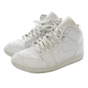 NIKE Air Jordan 1 Mid Triple White