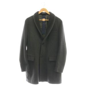 ORANGE ショールカラー コート シングル 48 ダークグレー /DF OS