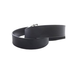 BURBERRY チェック レザー ベルト ブラック