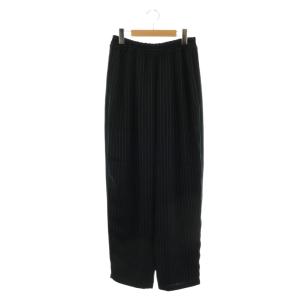 24SS STRIPE RELAX EGG WIDE-PANTS パンツ ストライプ ワイド 38 ネイビー