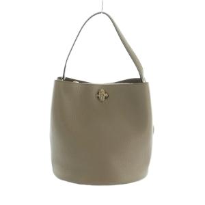 FURLA ダナエ 2WAY ハンドバッグ ショルダーバッグ バケットバッグ グレージュ /MI OS