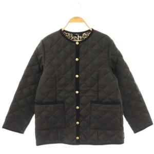 23AW SLOBE別注 キルティングショートブルゾン 36 ブラック