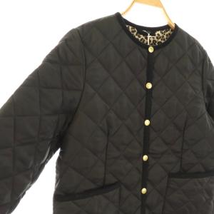 Traditional Weatherwear 23AW SLOBE別注 キルティングショートブルゾン 36 ブラック