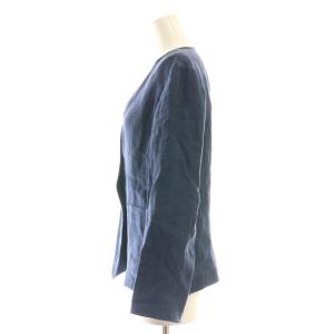MAX MARA WEEKEND LINE リネンジャケット 38 ネイビー /DO OS