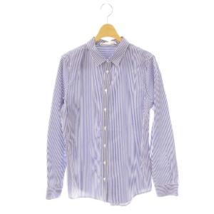 THOMAS MASON ストライプシャツ 36 ブルー ホワイト /DO OS