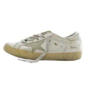 GOLDEN GOOSE スーパースター スニーカー ダメージ加工 38 白 ホワイト /SR