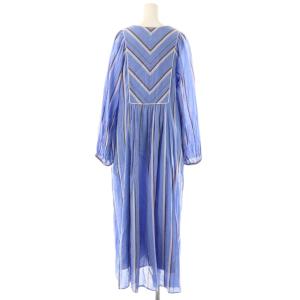 NE QUITTEZ PAS! 23SS COTTON VOILE STRIPE DRESS ワンピース M